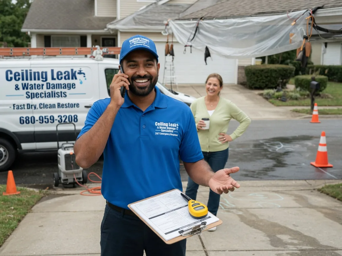 Ceiling Leak Cleanup South Boston, VA FAQs